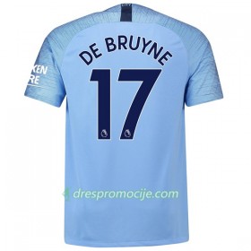 Manchester City Dres De Bruyne 17 Domaći 2018/19 Kratkih Rukava